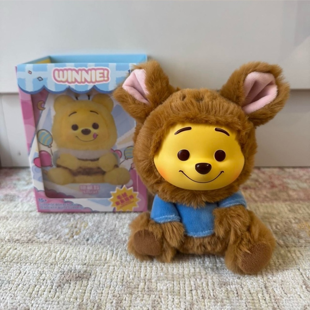 Disney Winnie the Pooh Miniso Plush Vinyl Box “Adzuki Bean” Rue
